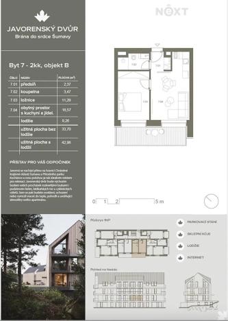 Prodej bytu 2+kk, Čachrov, 35 m2