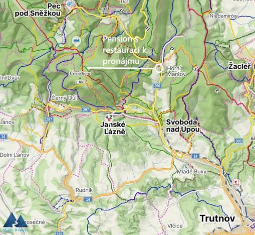 Pronájem restaurace, Horní Maršov, Třída Josefa II., 320 m2