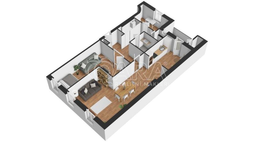 Pronájem bytu 3+kk, Praha - Smíchov, Pavla Švandy ze Semčic, 89 m2