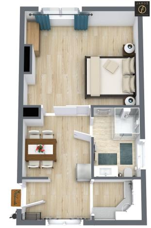 Pronájem bytu 1+kk, Ostravice, 28 m2