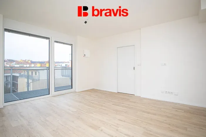 Pronájem bytu 2+kk, Brno, Auerswaldova, 51 m2