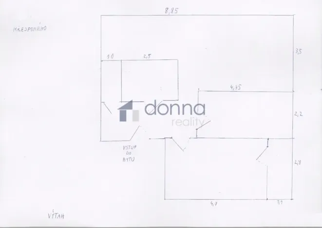 Pronájem bytu 3+kk, Praha, Křejpského, 68 m2