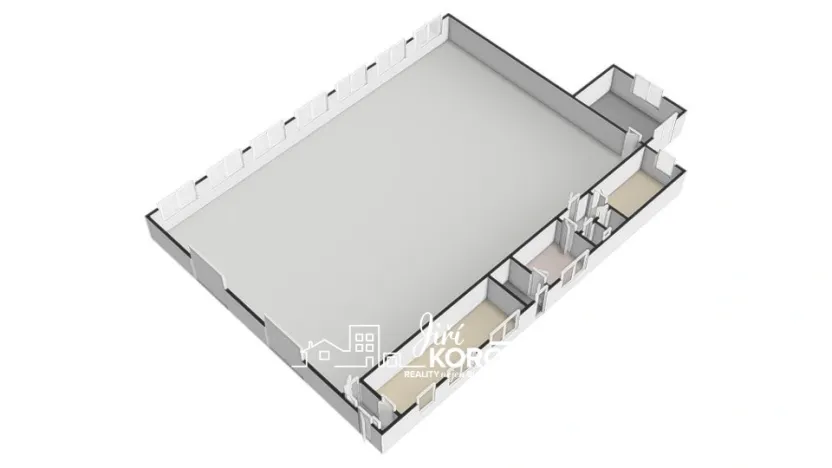 Pronájem výrobních prostor, Blansko - Olešná, 370 m2