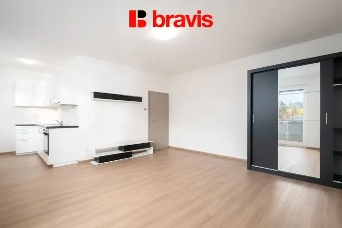 Pronájem bytu 1+kk, Brno - Maloměřice, Rázusova, 39 m2