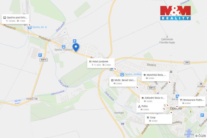 Prodej bytu 3+1, Opočno, Nádražní, 80 m2