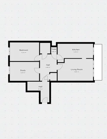 Pronájem bytu 3+1, Praha - Háje, Tatarkova, 77 m2