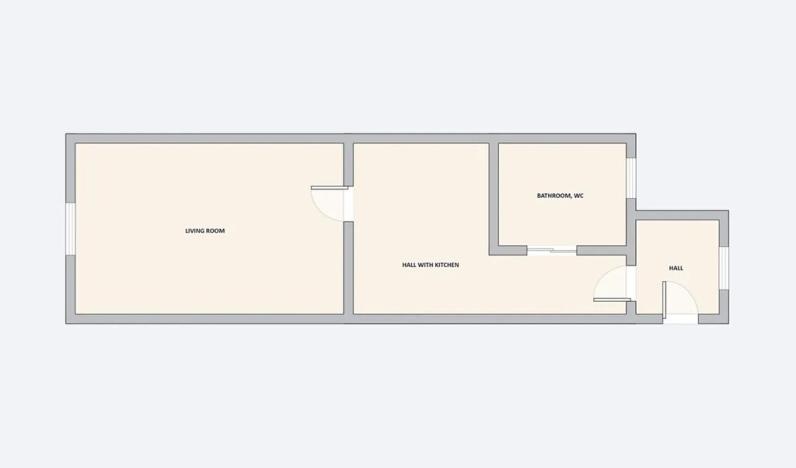 Pronájem bytu 1+1, Praha - Vršovice, Moskevská, 37 m2