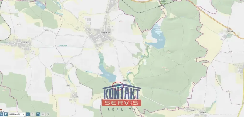 Prodej lesa, Sepekov, 2934 m2