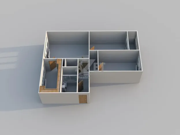 Prodej bytu 3+1, Orlová - Lutyně, Karla Dvořáčka, 72 m2