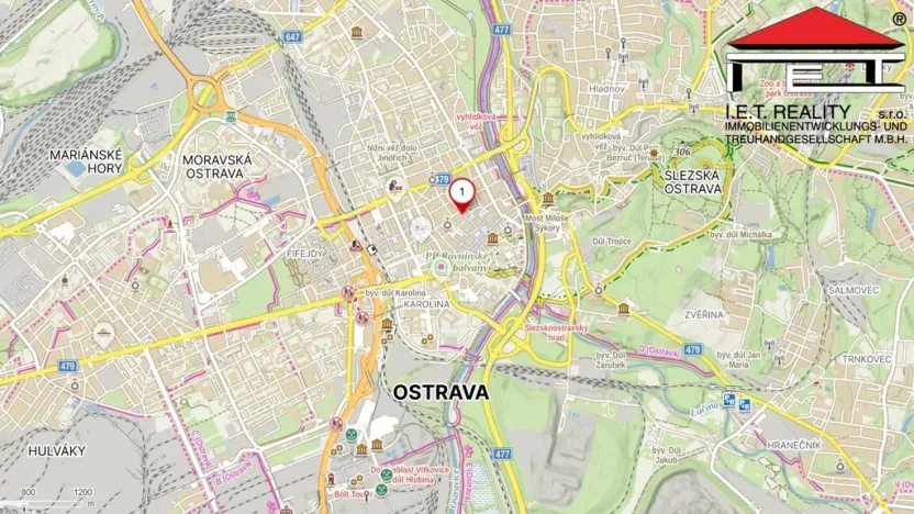 Pronájem obchodního prostoru, Ostrava, Poštovní, 209 m2