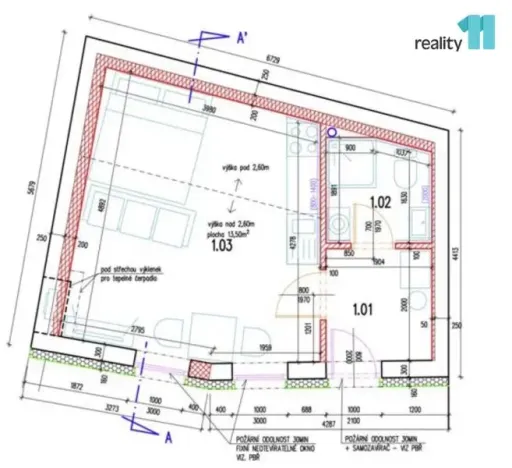 Pronájem rodinného domu, Praha - Michle, Michelská, 34 m2