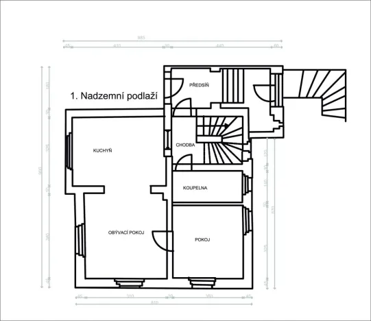 Prodej rodinného domu, Jaroměř - Josefov, Rumunská, 150 m2