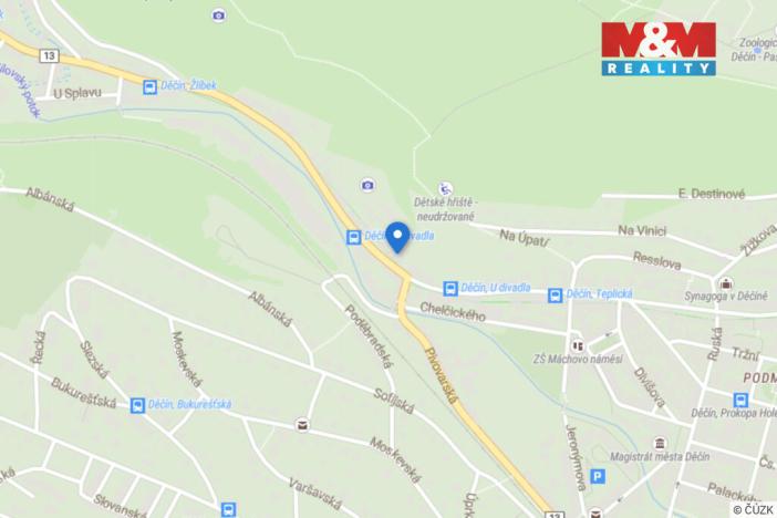 Pronájem bytu 1+1, Děčín - Děčín IV-Podmokly, Teplická, 38 m2