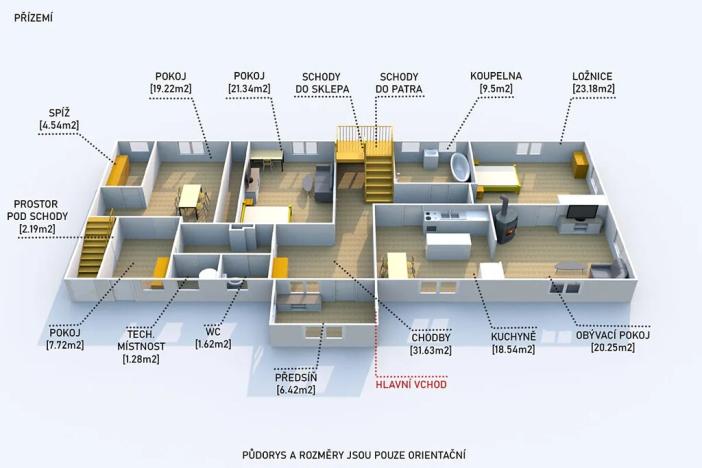 Prodej zemědělské usedlosti, Soběkury, 285 m2