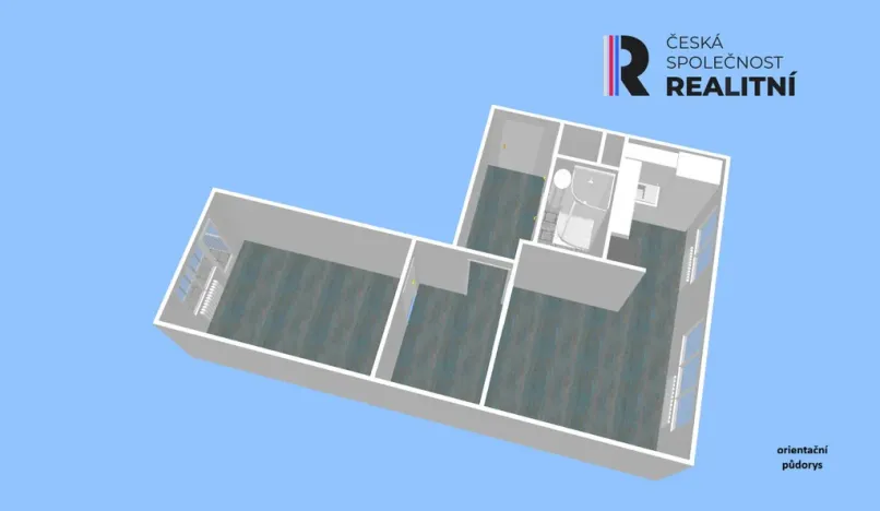 Prodej bytu 2+kk, Lubenec, Náměstí, 52 m2