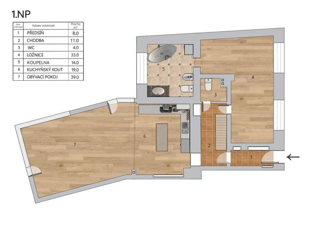 Prodej rodinného domu, Domašov, V Dědině, 225 m2