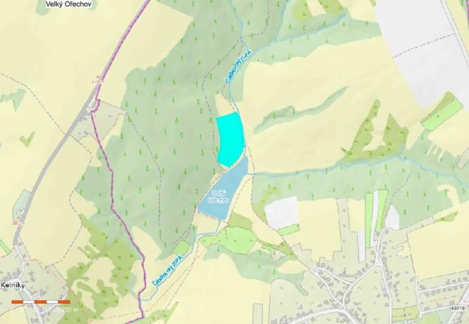 Prodej louky, Velký Ořechov, 21368 m2