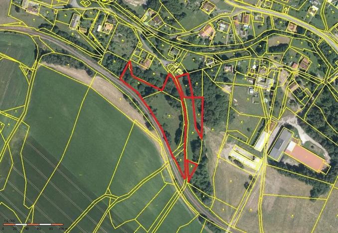 Prodej podílu pozemku, Pustá Kamenice, 960 m2