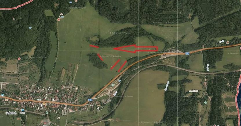 Prodej pole, Střelná, 10589 m2
