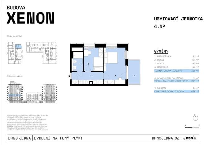 Prodej bytu 2+1, Brno, Plynárenská, 40 m2