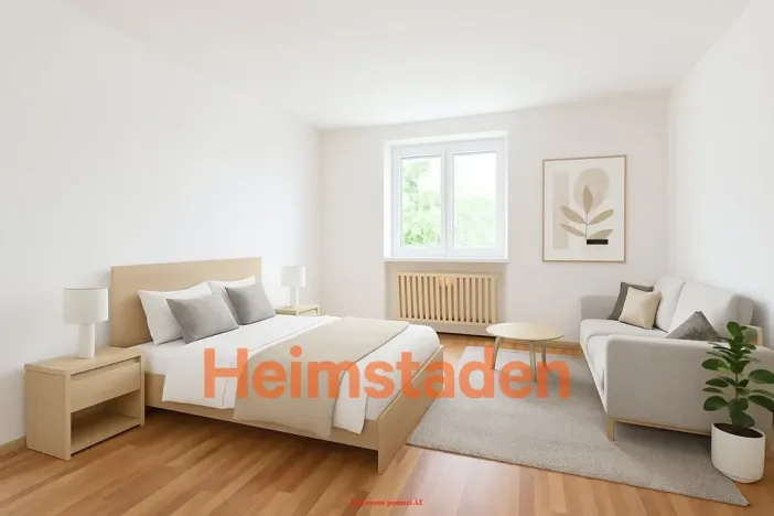 Pronájem bytu 1+kk, Ostrava - Poruba, náměstí Jana Nerudy, 32 m2