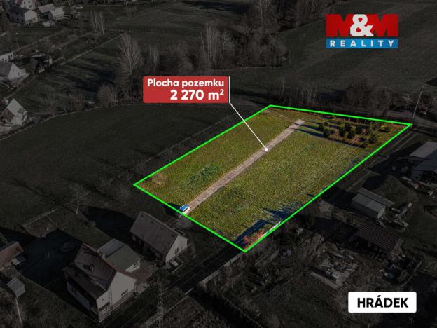 Prodej pozemku pro bydlení, Hrádek, 2270 m2
