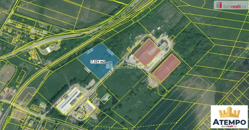 Prodej komerčního pozemku, Bavorov, Tírenská, 54268 m2