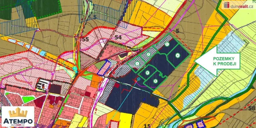 Prodej komerčního pozemku, Bavorov, Tírenská, 54268 m2
