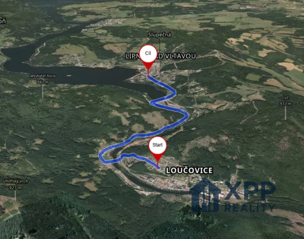 Prodej bytu 2+1, Loučovice, 52 m2