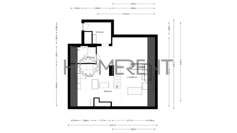 Prodej bytu 1+kk, Mladá Boleslav - Mladá Boleslav IV, Luční, 72 m2