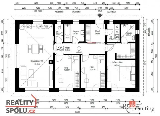 Prodej rodinného domu, Kamenný Újezd, 107 m2