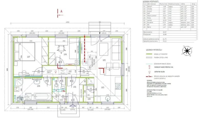 Prodej rodinného domu, Mořkov, U kaple, 88 m2