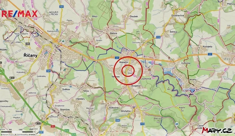 Pronájem rodinného domu, Mukařov - Srbín, Na Kopci, 103 m2