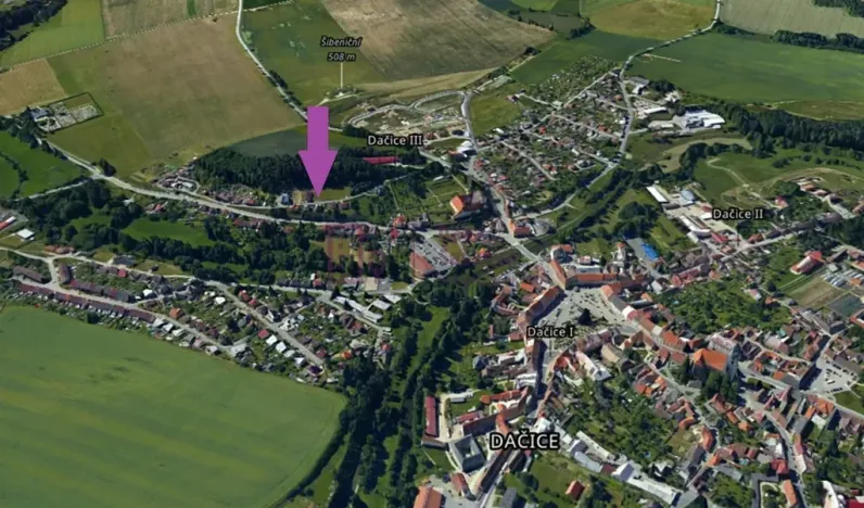 Prodej pozemku pro bydlení, Dačice, U Třech křížů, 713 m2
