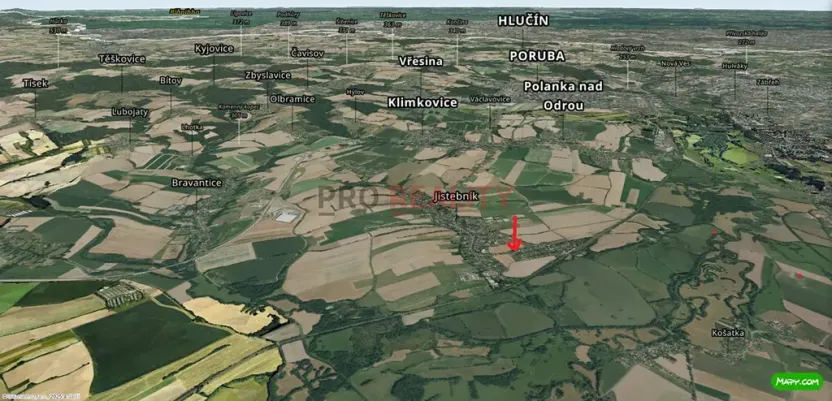 Prodej pozemku pro bydlení, Jistebník, 1056 m2