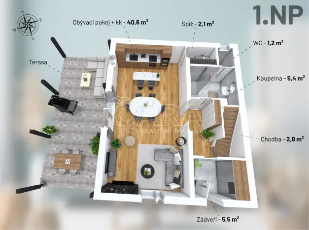 Prodej rodinného domu, Struhařov, 121 m2