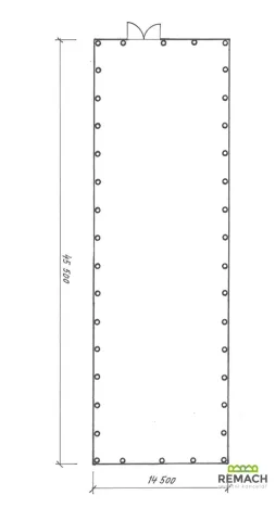Pronájem skladu, Uherské Hradiště, Sokolovská, 660 m2