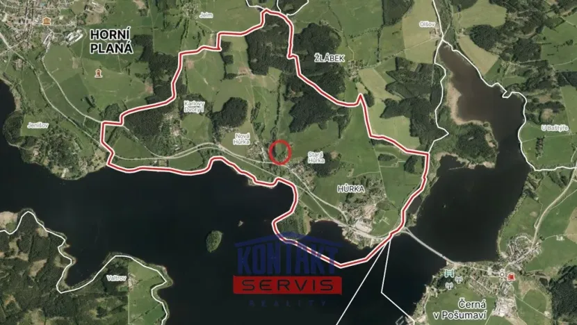Prodej komerčního pozemku, Horní Planá - Hůrka, 3355 m2