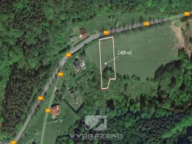 Prodej louky, Jesenný, 2409 m2