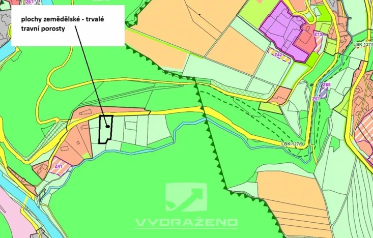 Prodej louky, Jesenný, 2409 m2