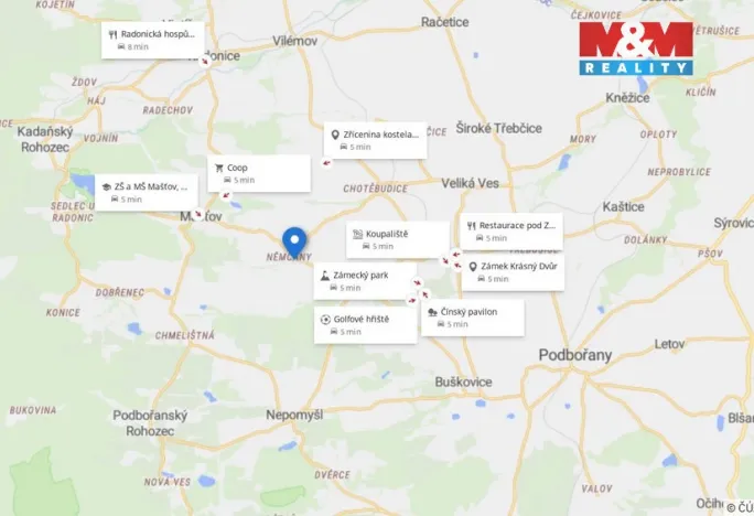 Prodej pozemku pro bydlení, Krásný Dvůr - Němčany, 1977 m2