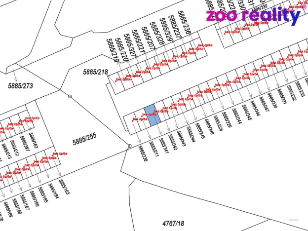 Pronájem garáže, Chomutov, 22 m2