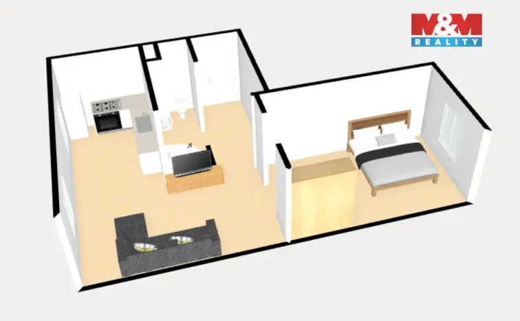 Prodej bytu 2+1, Habartov, Mírová, 61 m2