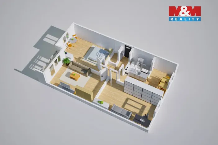 Prodej bytu 3+1, Krupka - Maršov, Karla Čapka, 79 m2