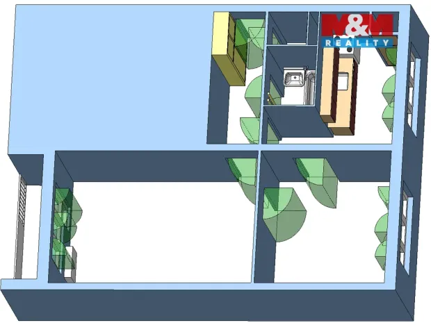 Prodej bytu 2+1, Beroun - Beroun-Město, Košťálkova, 49 m2