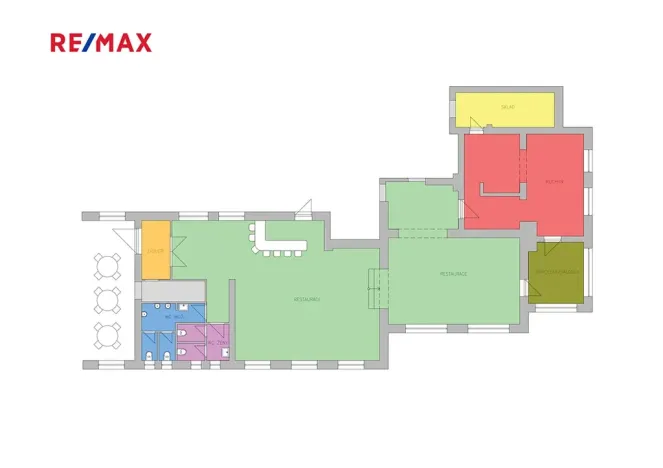 Pronájem restaurace, Praha - Újezd nad Lesy, Hodkovská, 190 m2