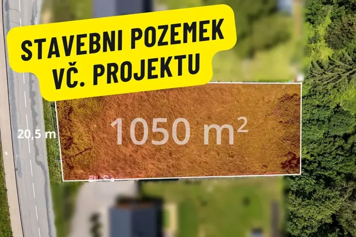 Prodej pozemku pro bydlení, Vyškov, 1050 m2