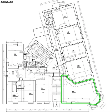 Pronájem kanceláře, Opava, Na Rybníčku, 55 m2