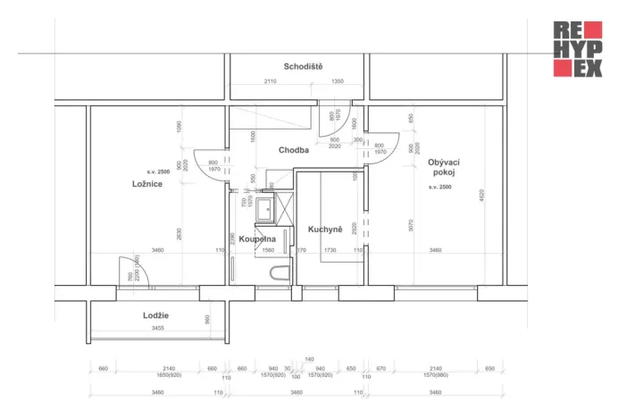 Prodej bytu 2+1, Praha - Letňany, Vratimovská, 47 m2