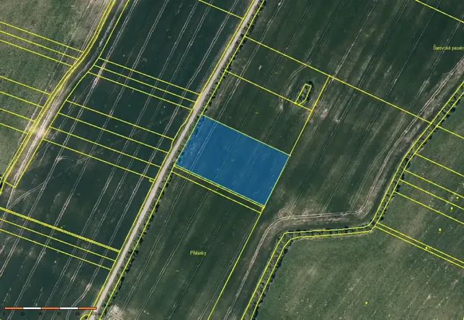 Prodej pole, Šarovy, 9623 m2